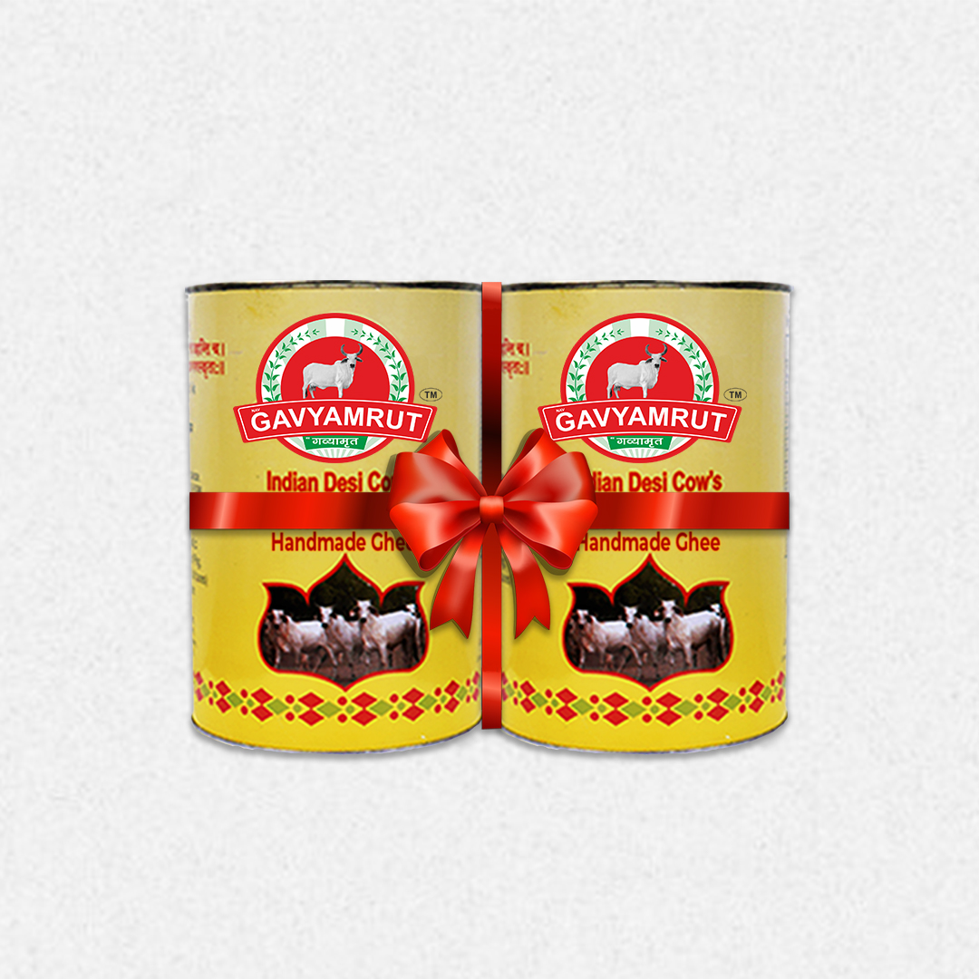 Gavyamrut Bilona Desi Cow Ghee pack of 2 Liter